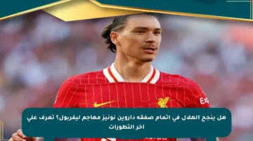 هل ينجح الهلال في إتمام صفقة داروين نونيز مهاجم ليفربول؟ تعرف على آخر التطورات